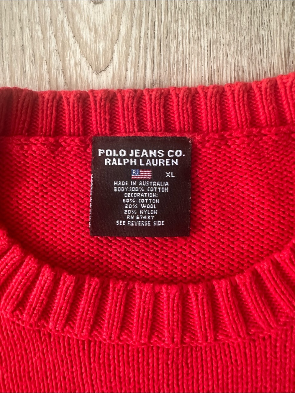 Ralph Lauren Polo Jeans American Flag Sweater - Picture 3 of 4